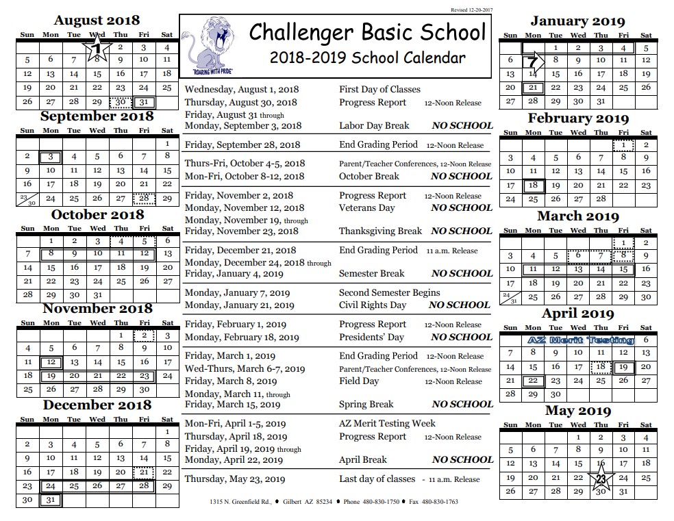 Calendar Challenger Basic